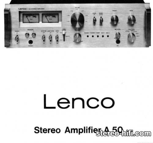 Więcej informacji o „Lenco A 50”