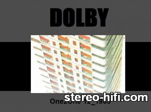 Mai multe informații despre "One2One - Dolby - Poprawianie jakości Nagrania (12.1985)"
