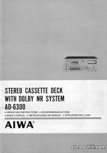 Więcej informacji o „Aiwa AD-6300”