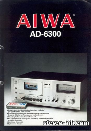 Więcej informacji o „AIWA AD 6300”