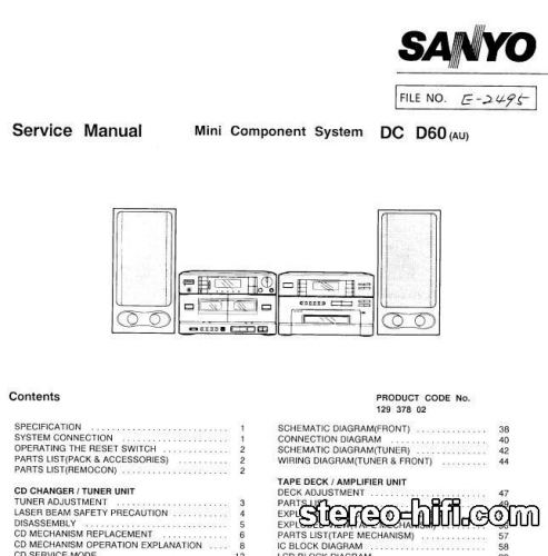 Więcej informacji o „Sanyo DC D60”