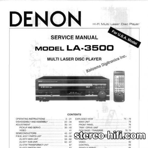 Więcej informacji o „Denon LA-3500”