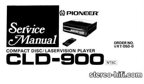 Więcej informacji o „Pioneer CLD-900”