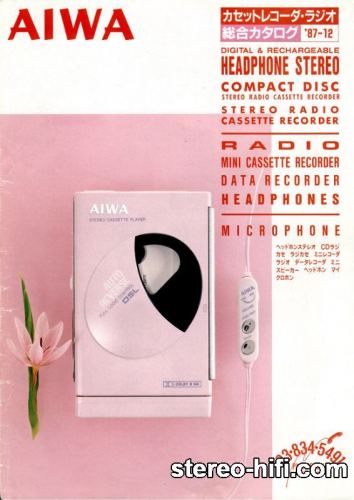 Więcej informacji o „Aiwa Radio Cassette Recorder General Catalog 1987-12 (Japan)”