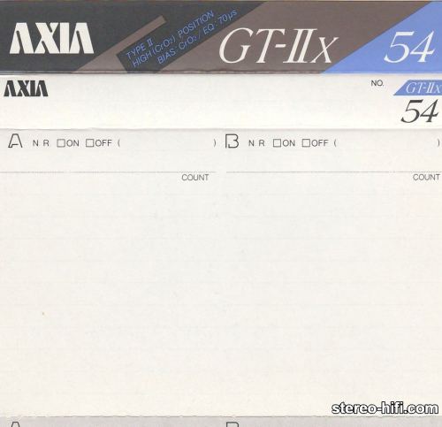Więcej informacji o „AXIA GT-IIx C54 1988 JP”