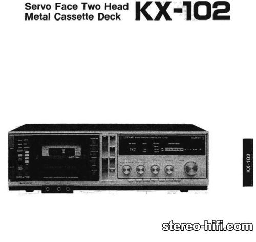 Mai multe informații despre "Luxman KX-102"