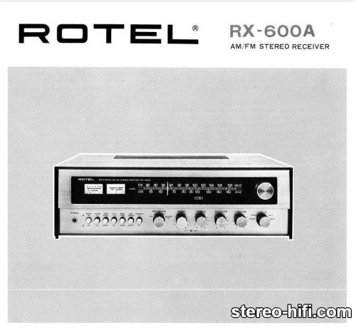 Więcej informacji o „Rotel RX-600A”