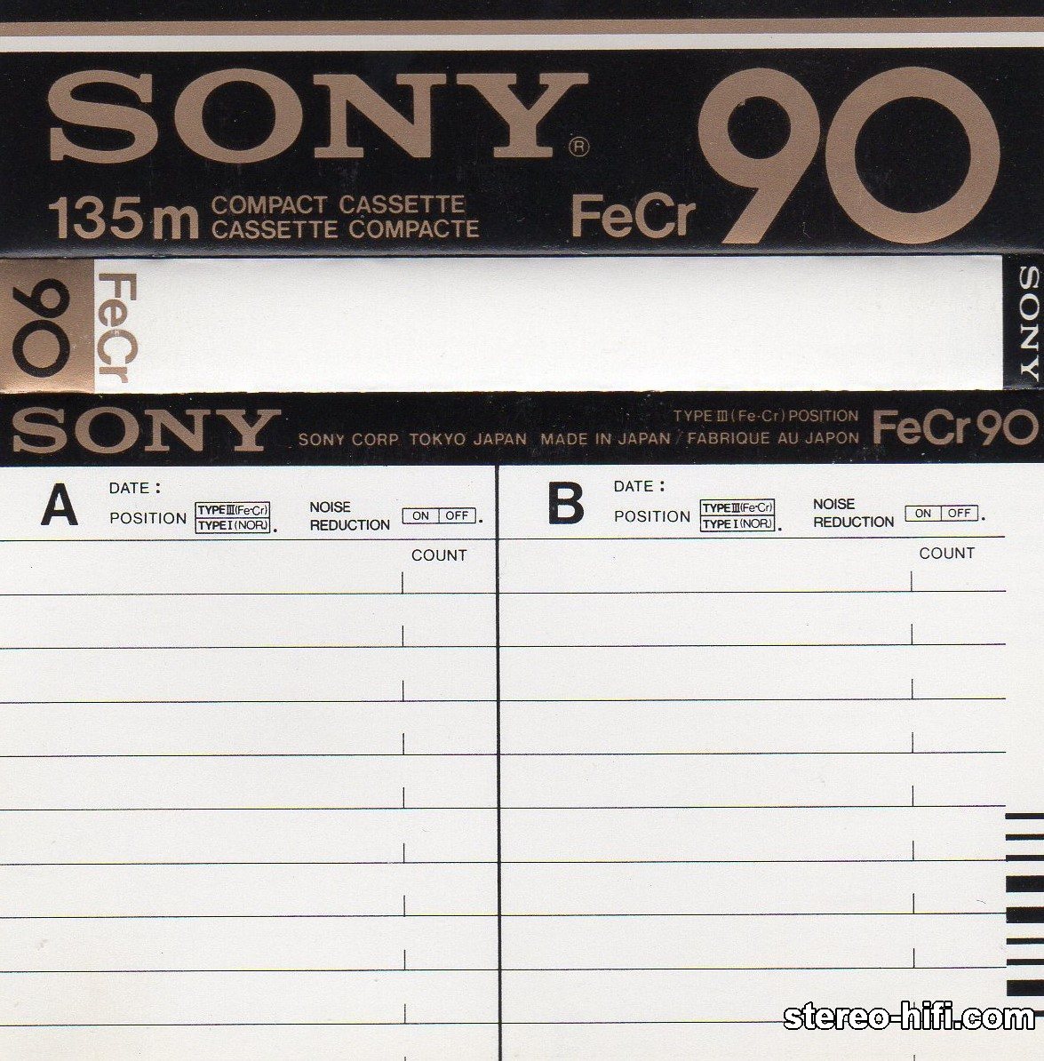 Więcej informacji o „Sony FeCr”