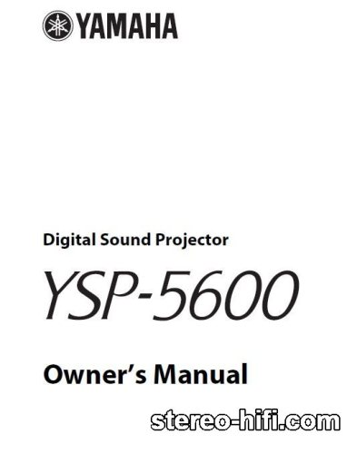 Więcej informacji o „YAMAHA YSP-5600”